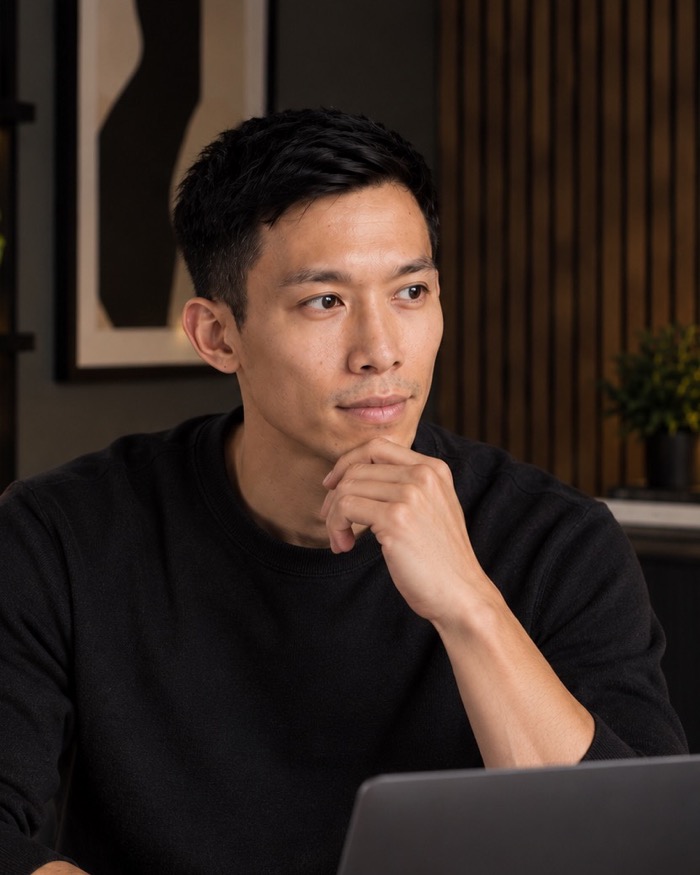 Duy Nguyen at his desk